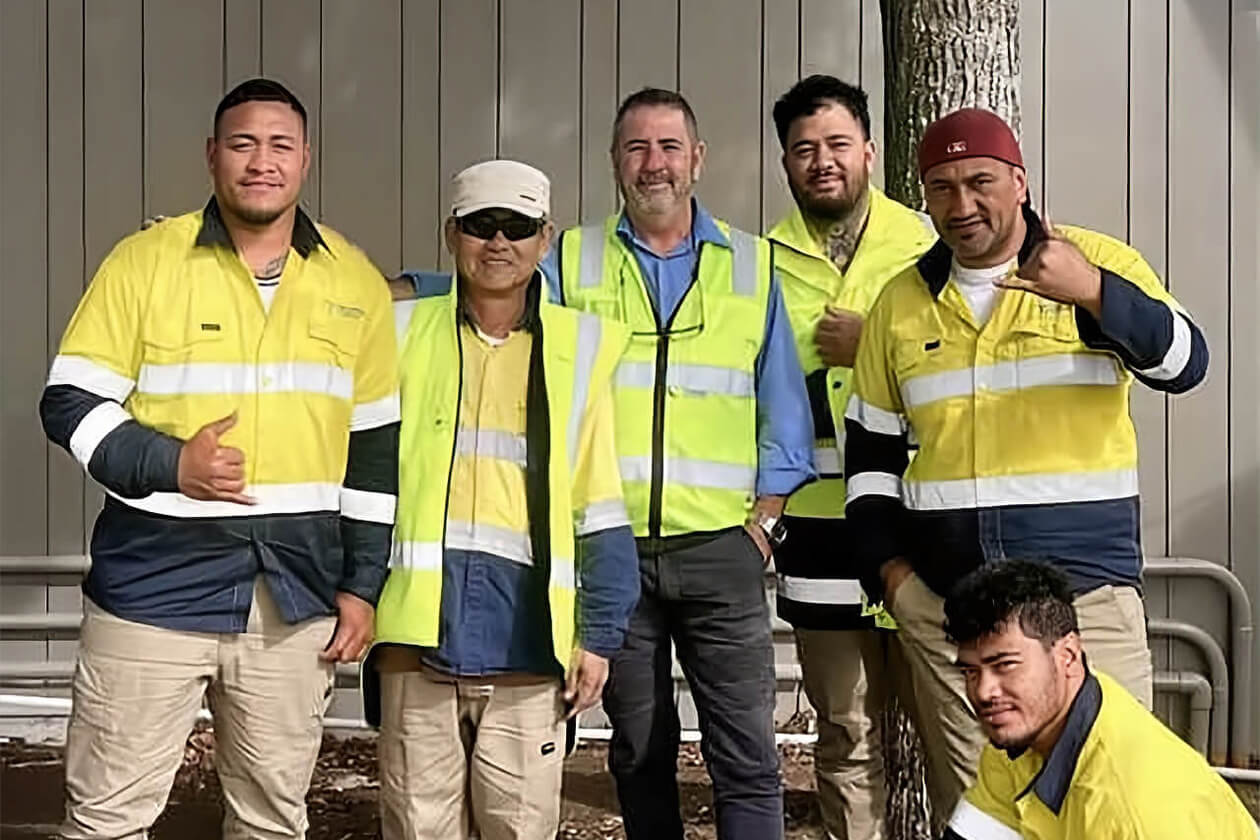 TRL crew at the Mt Richmond project